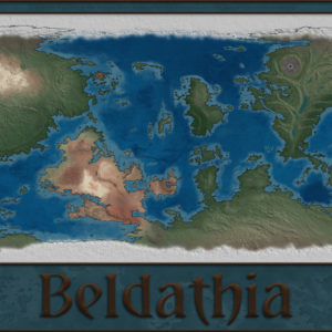 Beldathia - World Map